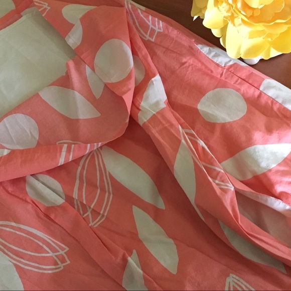 Lane Bryant Coral Beige Leaf A-Line Skirt 22/24 - Picture 2 of 5